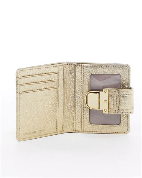 michael kors gold wallet